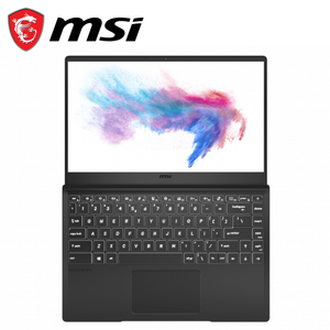 PRE-ORDER MSI Modern 14 B4MW-025 14'' FHD Laptop Onyx Black ( Ryzen 5 4500U, 8GB, 256GB SSD, ATI, W10 ) (4681413099583)