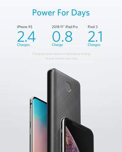 Anker PowerCore Slim 10000 PD, USB-C Portable Charger (18W), 10000mAh Power Delivery Power Bank for iPhone 11 / Pro / 8/ XS/XR, S10, Pixel 3, iPad Pro 2018, and More - Custom Mac BD (4461022019647)