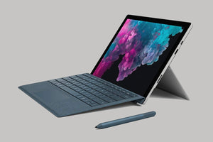Microsoft Surface Pro 7 Grey (Quad-Core Intel Core i5 10th Gen, 8GB RAM, 128GB SSD) With Type Cover - Custom Mac BD (4463152136255)