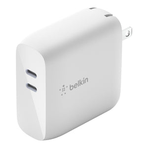 Belkin BOOST CHARGE Dual USB-C PD GaN Wall Charger 68W (6849174470719)