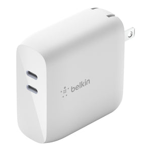 Belkin BOOST CHARGE Dual USB-C PD GaN Wall Charger 68W (6849174470719)