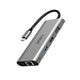 WiWU A11312H hub, 11 in 1 hub, USB C Hub Dual HDMI Adapter (4744212381759)