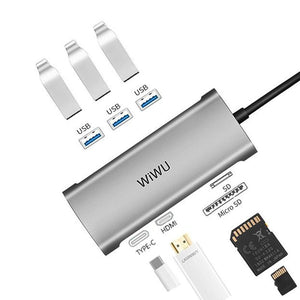 WiWU ALPHA 7 in 1 USB-C Hub A731HP - Custom Mac BD (4436207796287)