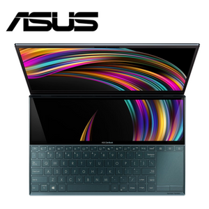 PRE-ORDER Asus Zenbook DUO UX481F-LBM068T 14" FHD Laptop Celestial Blue ( I5-10210U, 8GB, 512GB, MX250 2GB, W10 ) - Custom Mac BD (4505791266879)