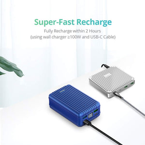 Zendure Portable Charger, SuperTank 27,000mAh External Battery with Dual USB-C PD (100W&60W) and USB-A (15W&18W), QC 3.0 Power Bank for USB-C laptops, MacBook, iPad Pro, Nintendo Switch, etc - Custom Mac BD (4461013008447)
