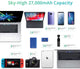 Zendure Portable Charger, SuperTank 27,000mAh External Battery with Dual USB-C PD (100W&60W) and USB-A (15W&18W), QC 3.0 Power Bank for USB-C laptops, MacBook, iPad Pro, Nintendo Switch, etc - Custom Mac BD (4461013008447)